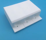 اجزای سرامیکی Micalex Macor سفید با دمای بالا عایق بلوک Macor با قابلیت کار کردن