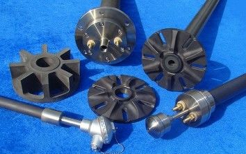 Si3N4 مواد سرامیکی نیترید سیلیکون برای آلومینیوم ذوب شده لوله و روتور از آبجو از آلومینیوم ذوب شده حذف کنید